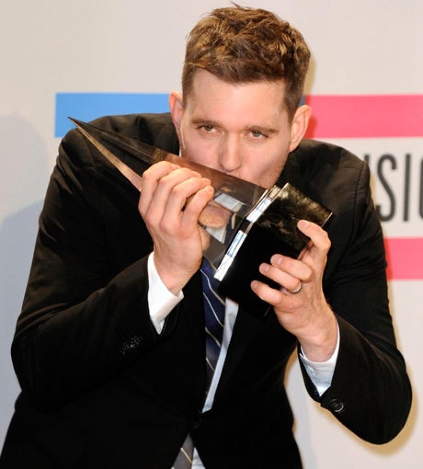 Michael Bublé freute sich riesig über seinen Preis in der Kategorie