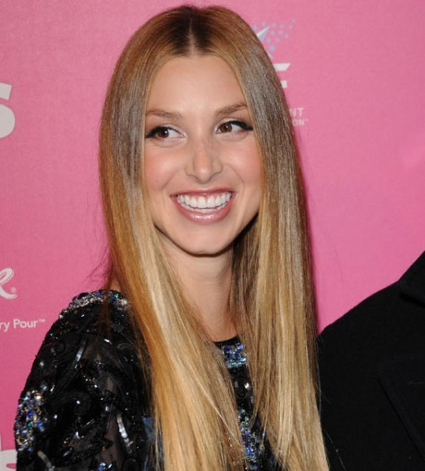 Serienstar und Designerin Whitney Port strahlte in die Kameras