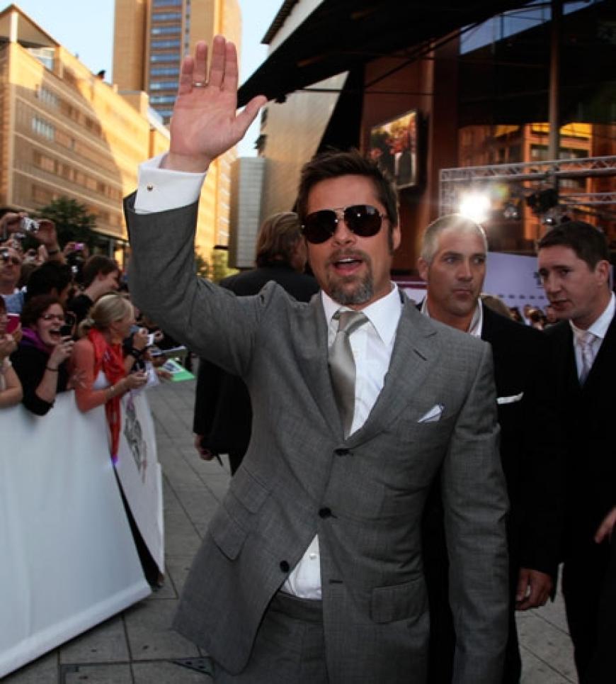 Er sah wieder umwerfend gut aus: Hollywood-Star Brad Pitt