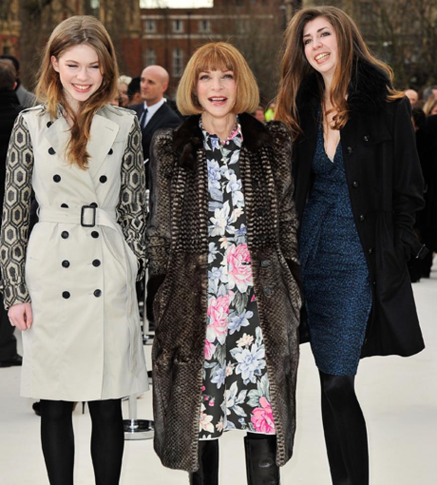 Ellie mit ihrer Mutter, US Vogue-Chefredakteurin Anna Wintour