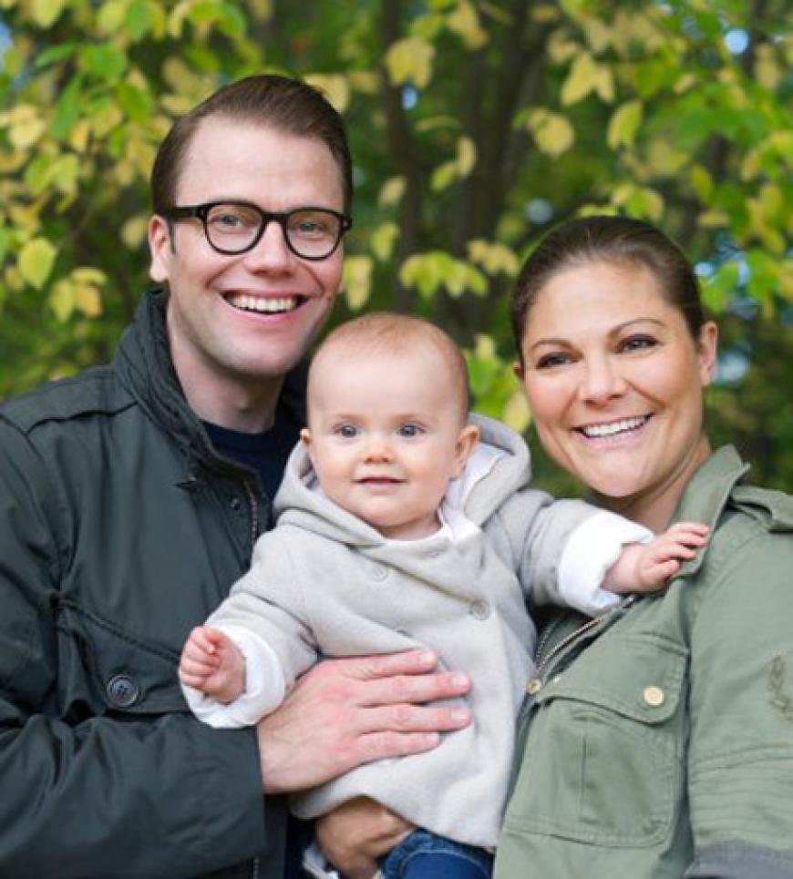 Süßes Familienporträt