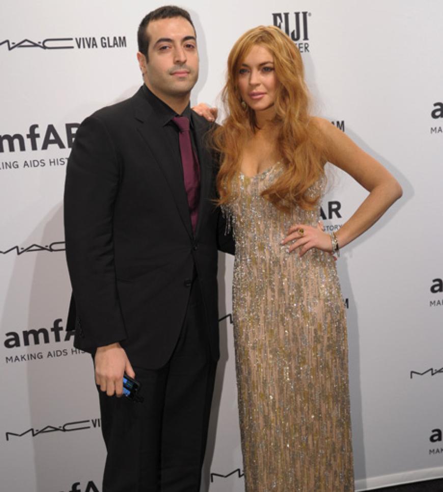 Mohammed Al Turki an der Seite Lindsay Lohan