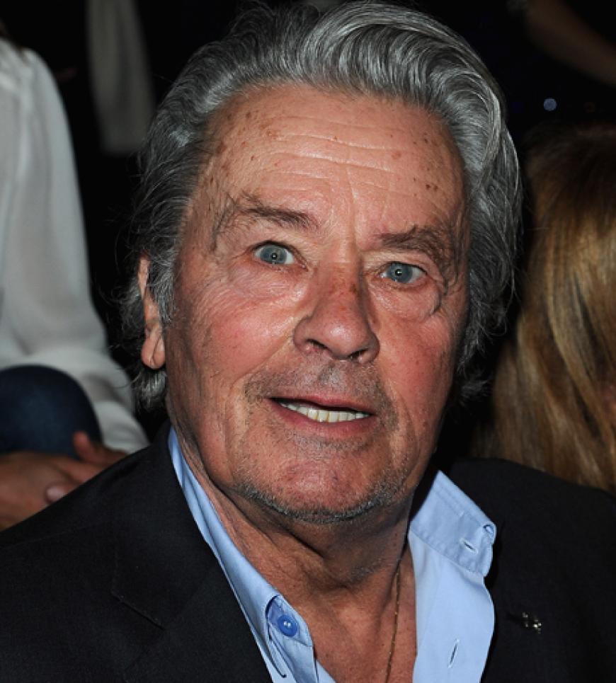 Auch im Alter noch ein Frauenschwarm: Schauspieler Alain Delon