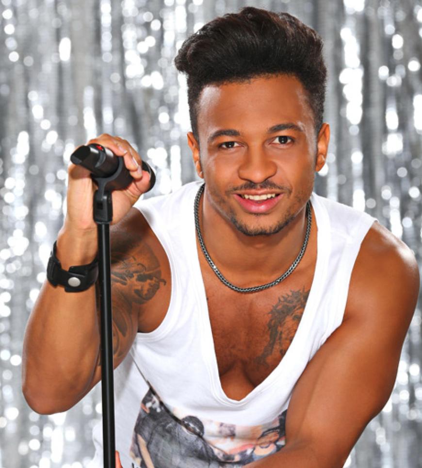 Maurice Glover, 26, Fitness- und Tanztrainer aus Frankenthal singt´ âLoves Divine