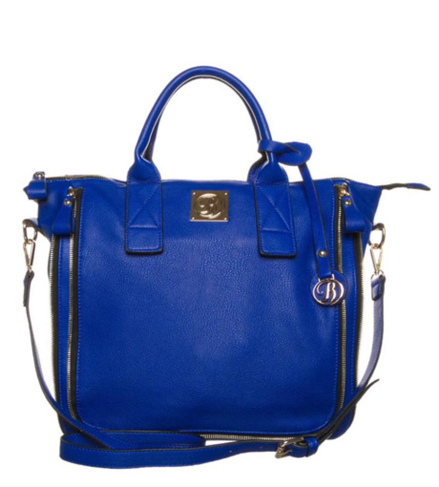 Royalblauer Hingucker: Henkeltasche von Buffalo über zalando.de, ca. 60 Euro