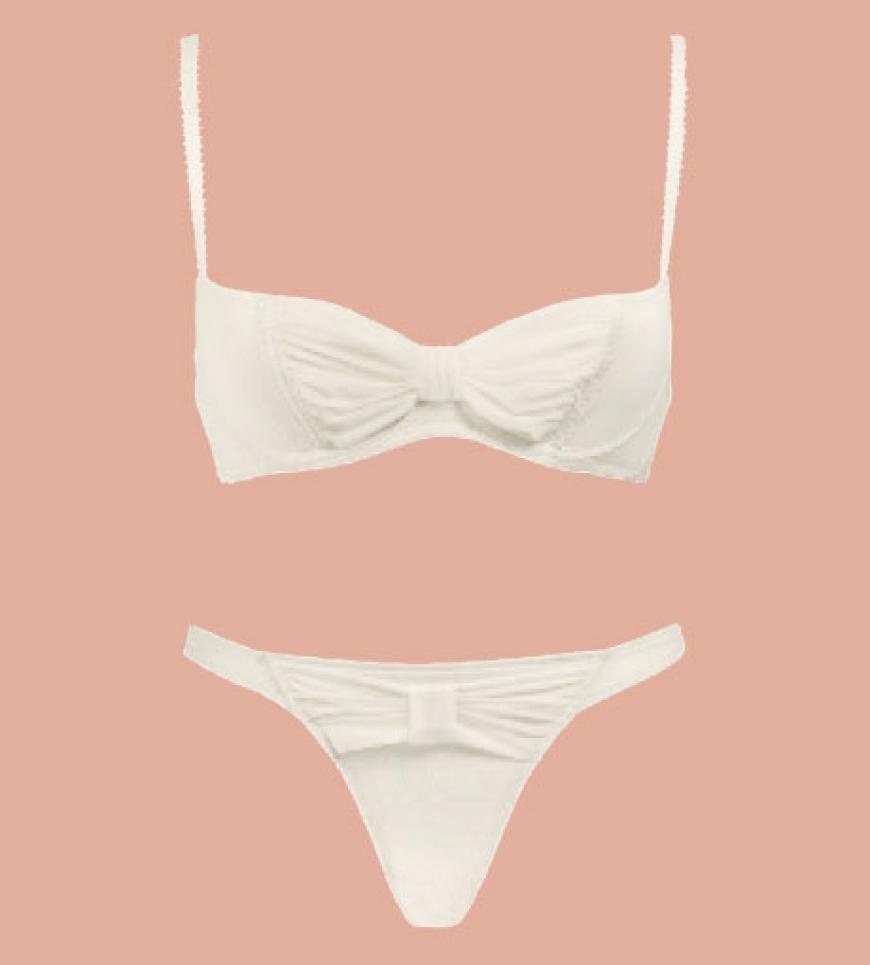 Schön verpackt von Chantal Thomass, BH ca. 100 Euro, Slip ca. 50 Euro
