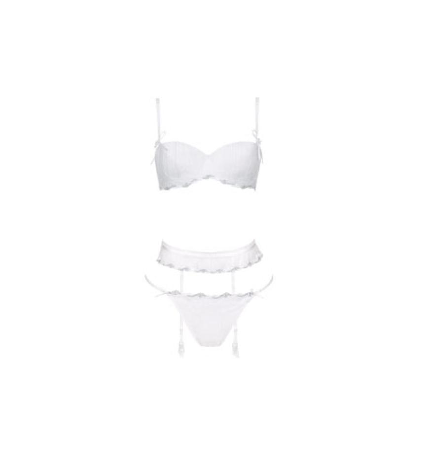 Die klassische Hochzeit: Wäscheset von Passionata, ca. 90 Euro