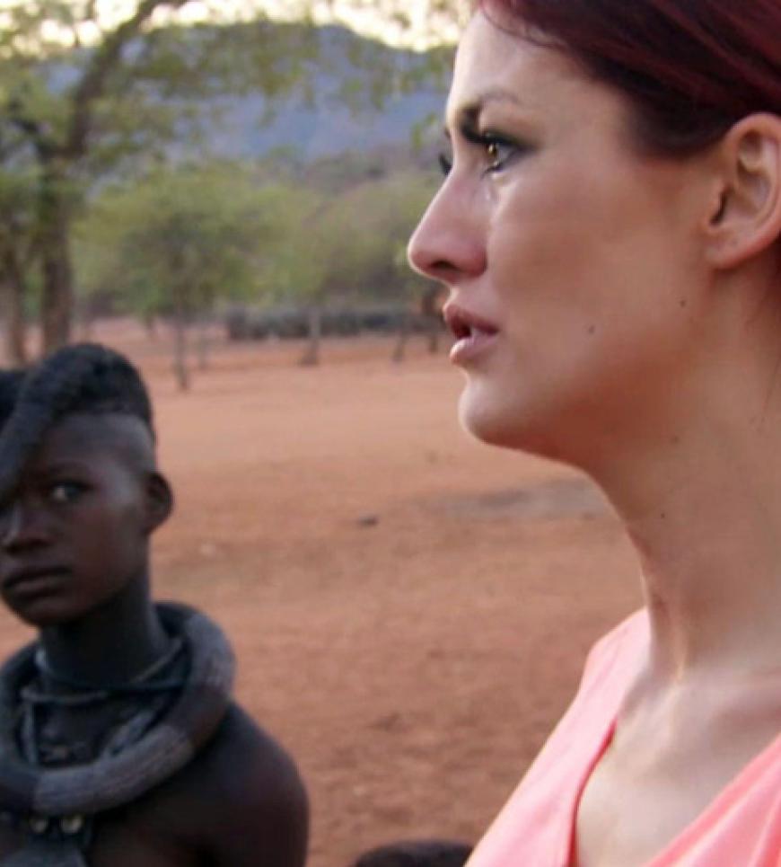 Zwei Kulturen treffen aufeinander: Fiona Erdmann ist tief berührt von dem Leben der Himba´