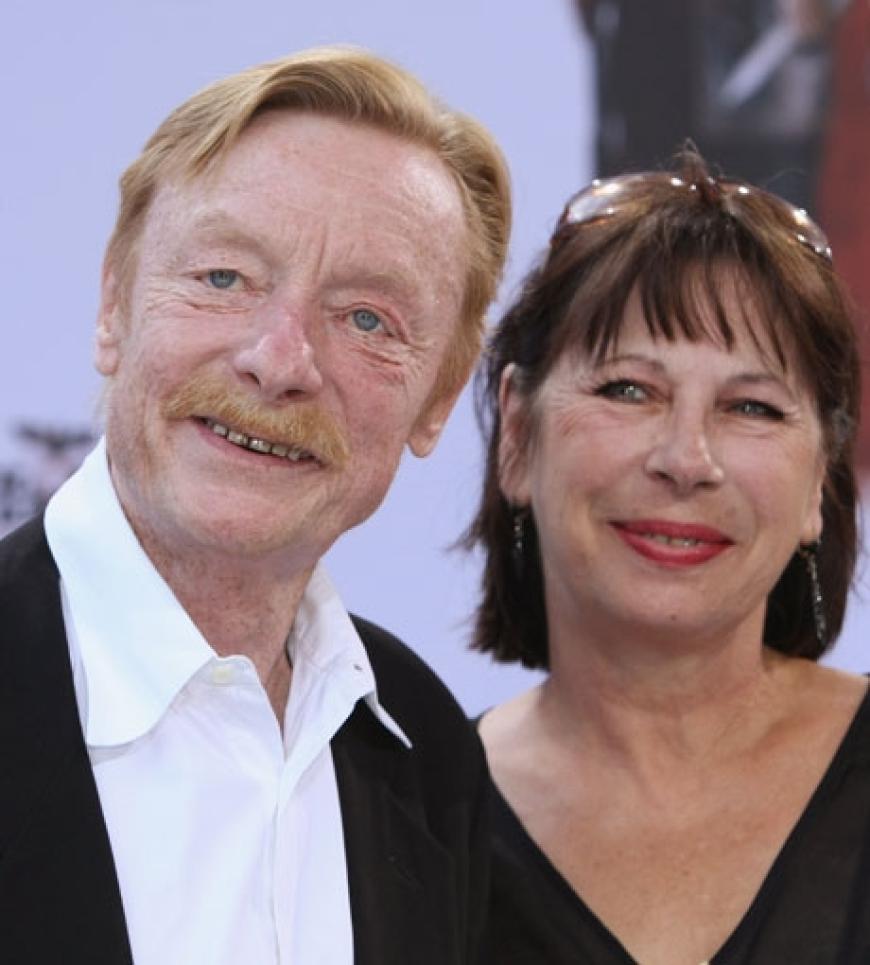 Otto Sander und Ehefrau Monika Hansen