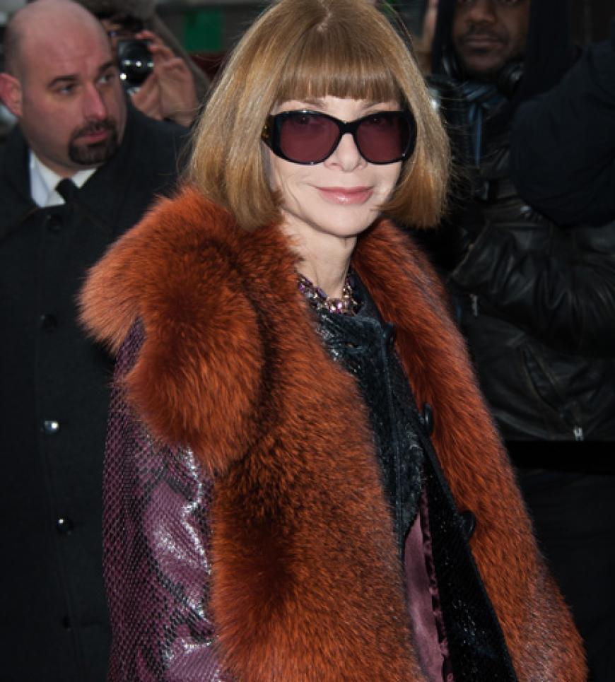 Keine Modewoche ohne sie: US-Vogue-Chefin Anna Wintour