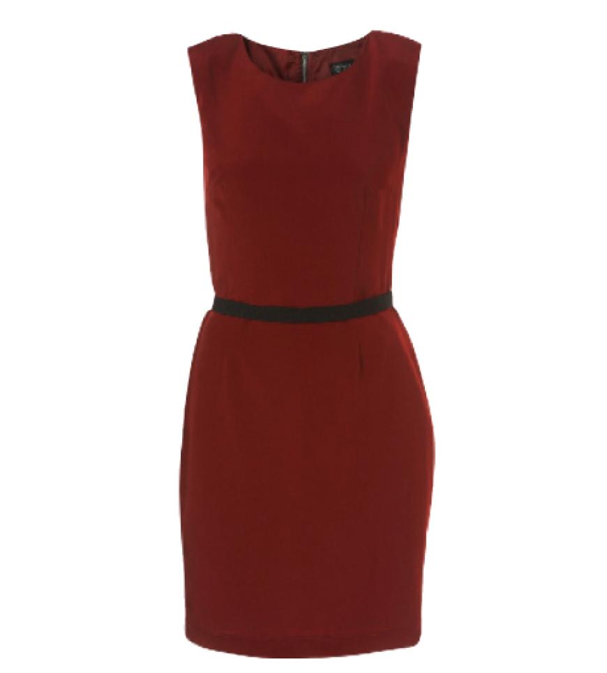 In dezenten Farben und mit raffinierten Details wie Taillen- oder Brustbetonungen dürfen sie uns stilsicher ins Büro begleiten. Kleid von Topshop, ca. 50 Euro