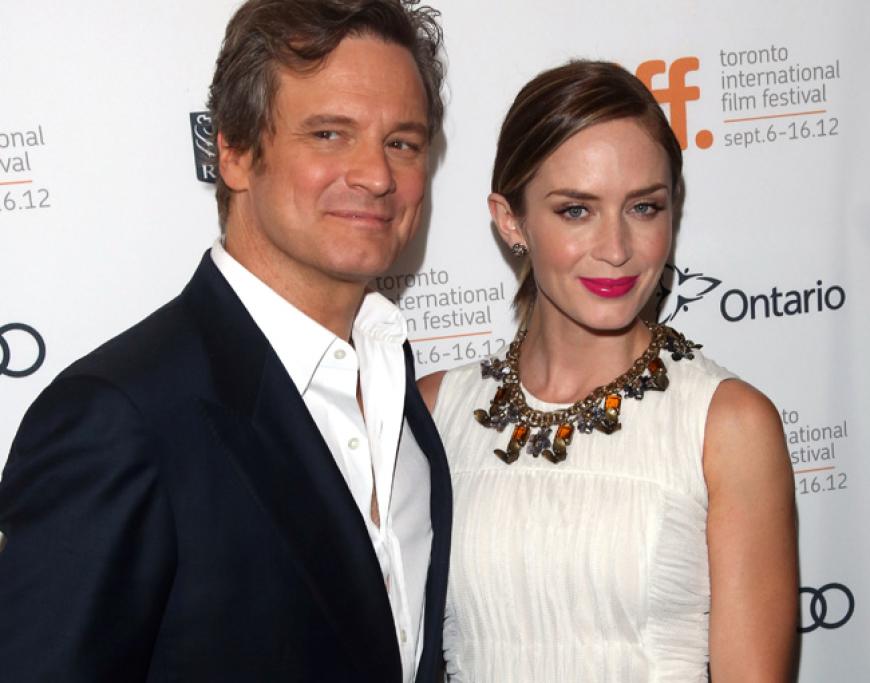 Colin Firth und Emily Blunt bei der
