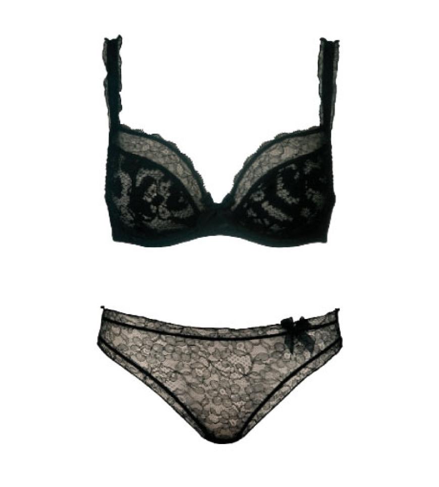 Zarte Spitze von Élixir de lingerie, BH ca. 80 Euro, Slip ca. 55 Euro
