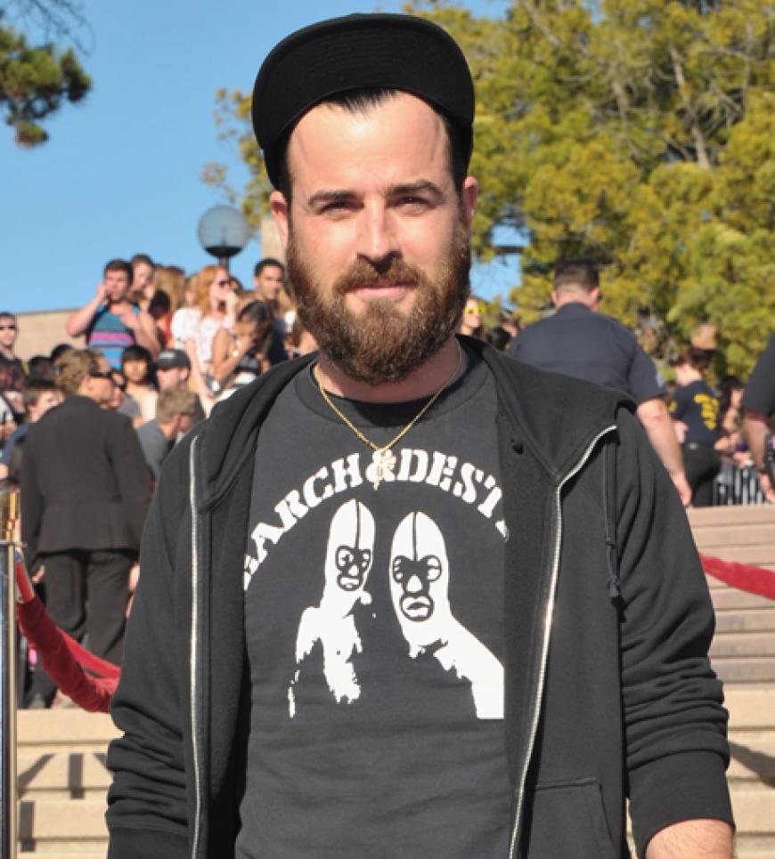 Justin Theroux, akuteller Mann an der Seite von Jennifer Aniston, mit Rauschebart. Inzwischen hat er sich davon allerdings schon wieder getrennt