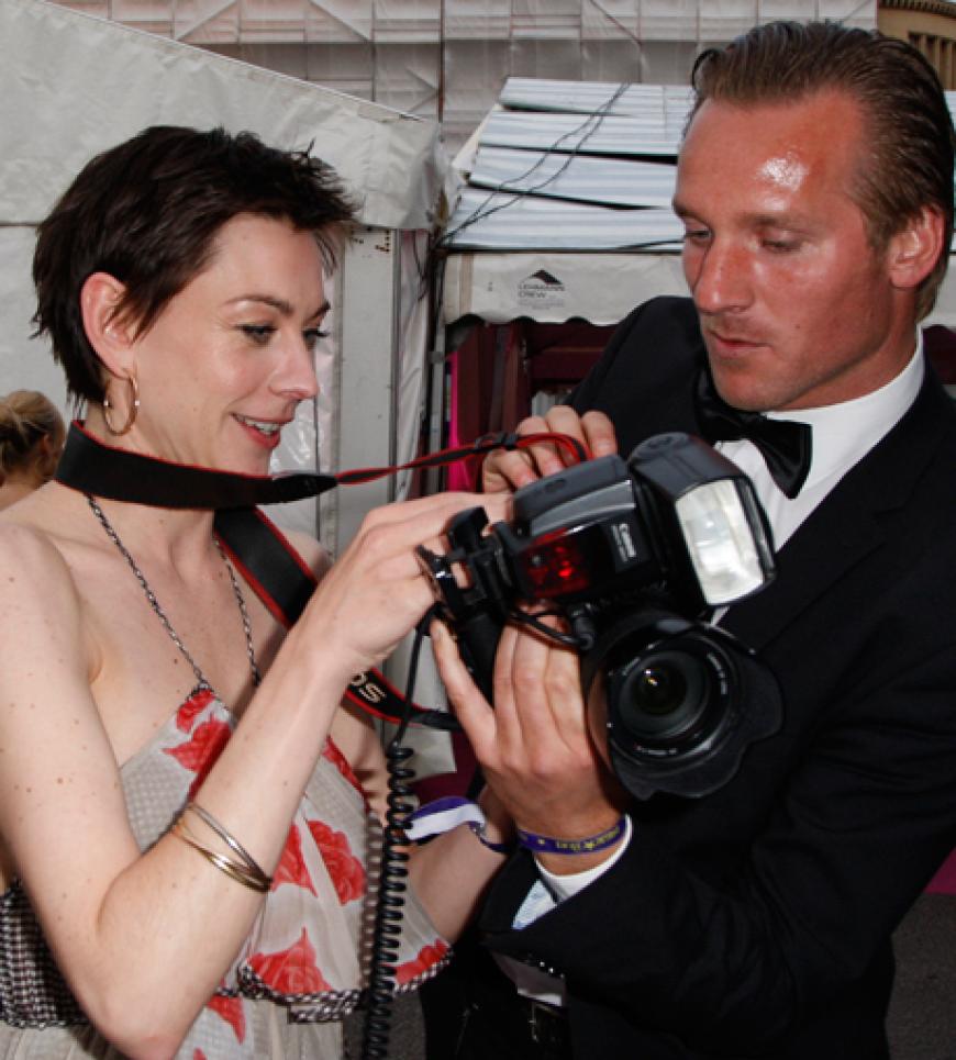 Christiane Paul lernte fotografieren ...