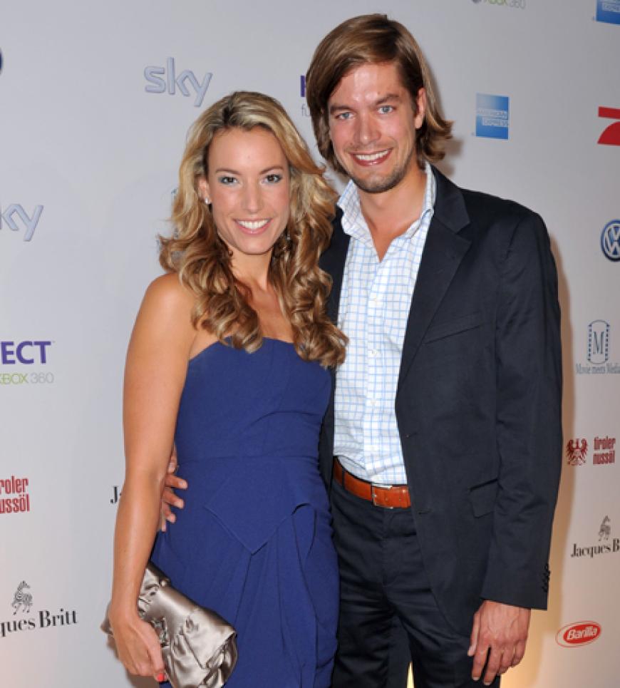 Kim Heinzelmann brachte ihren Freund Sebastian Orth mit