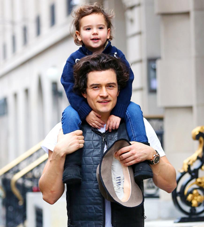 Cool Daddy: Nicht nur, dass Flynn Bloom eine der heißesten Mutter der Welt hat (Miranda Kerr). Auch Papa Orlando Bloom ist ein cooler Typ. Hach, Promi-Kind müsste man sein ...