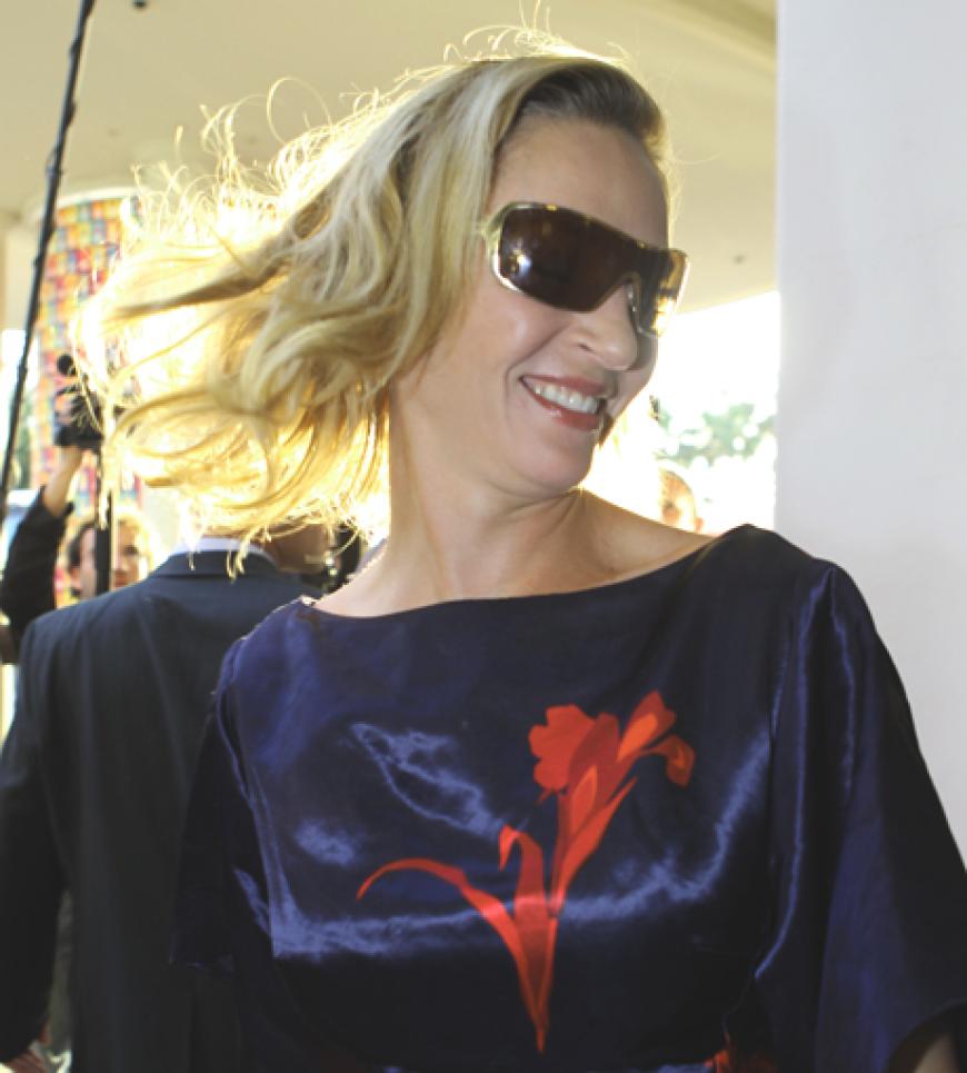 Auch Hollywood-Star Uma Thurman entscheidet über den besten Film und vergibt in diesem Jahr die Goldene Palme