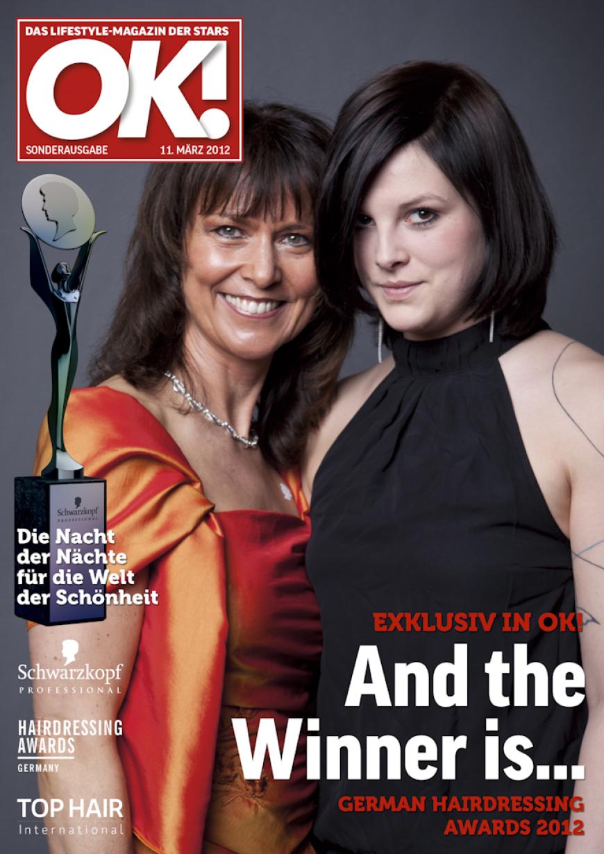 Einmal im Leben das Cover der OK! zieren! Für die Gäste des „German Hairdressing Award 2012“ wurde dieses Traum Wirklichkeit. Jeder Gast des Gala-Abends konnte an einem persönlichen OK! Fotoshooting teilnehmen - und die tollen Ergebnisse sehen Sie hier! Viel Spaß beim Durchklicken!