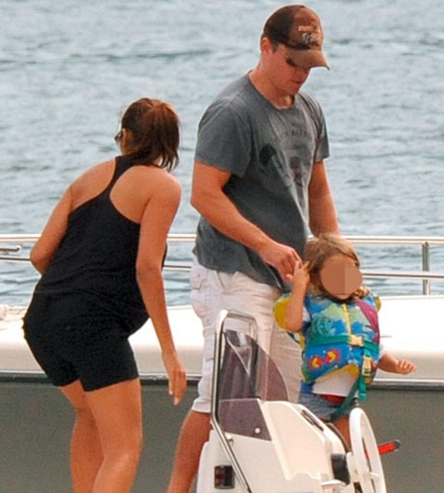 Stolzer Papa: Hollywood-Star Matt Damon
