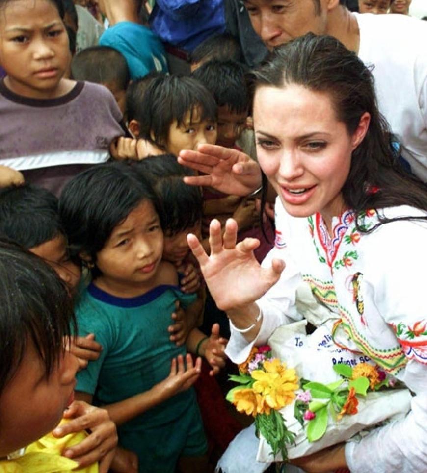 Hollywood-Star Angelina Jolie setzt sich seit vielen Jahren für Flüchtlinge in der ganzen Welt ein. Das Schicksal der Menschen liegt der Schauspielerin sehr am Herzen