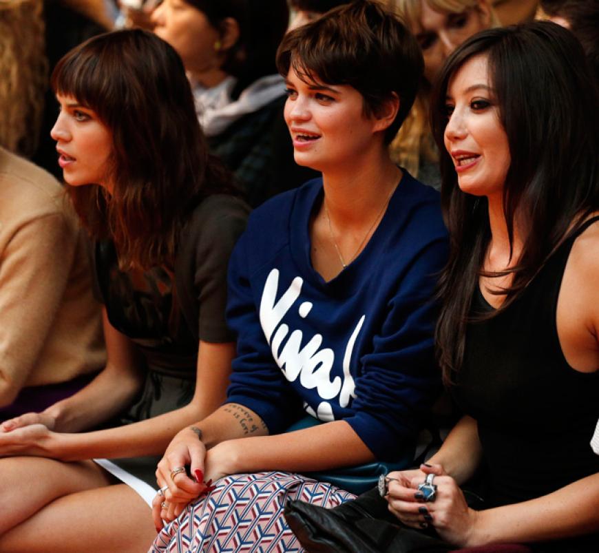 Volles Haus bei´ House of Holland:´ Alexa Chung, Pixie Geldof und Daisy Lowe