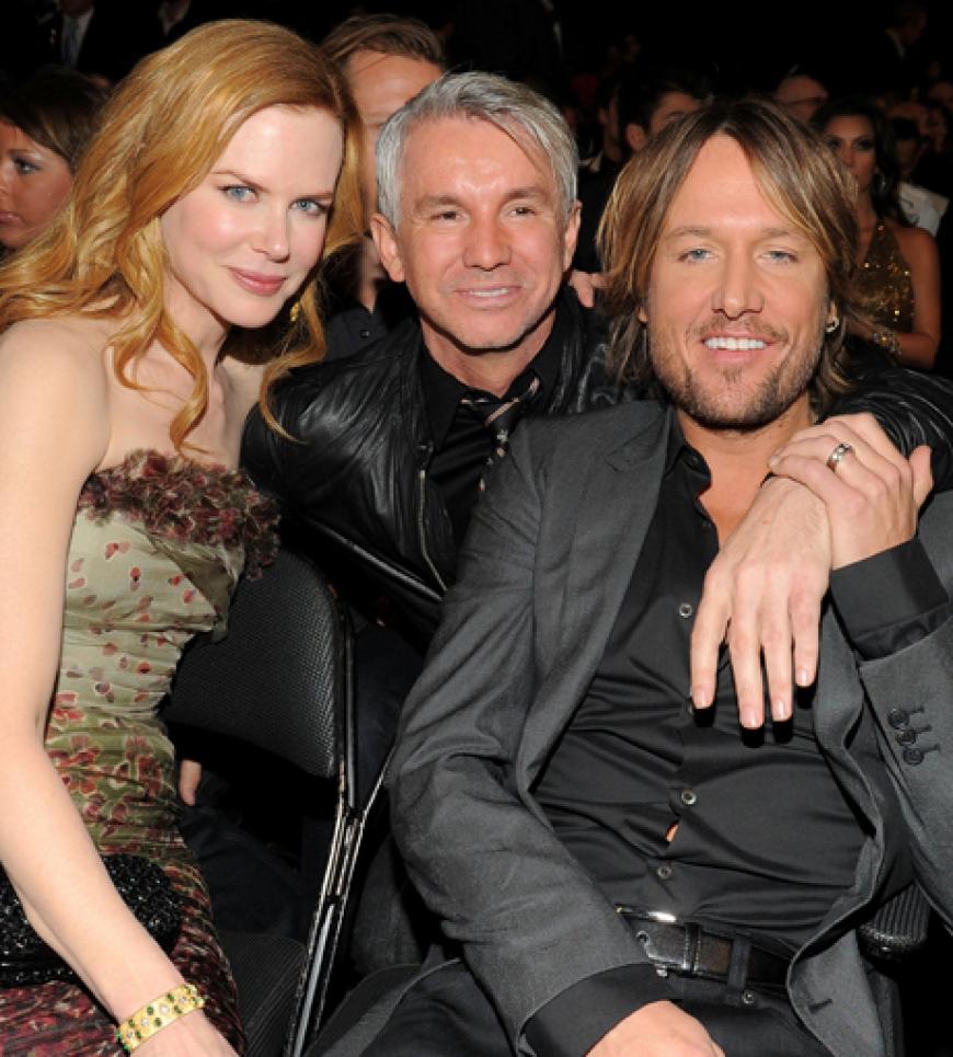 Nicole Kidman, Keith Urban und Baz Luhrmann sahen sich die Verleihung gemeinsam an. Über 109 Preise wurden vergeben - ein Grammy ging sogar nach Deutschland an das Symphonie-Orchester Berlin