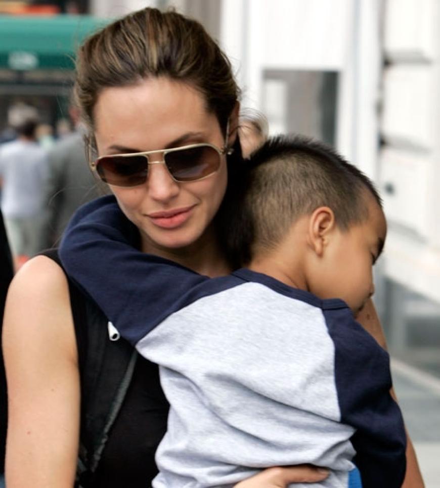 Angelina und ihr kleiner Sohn Maddox