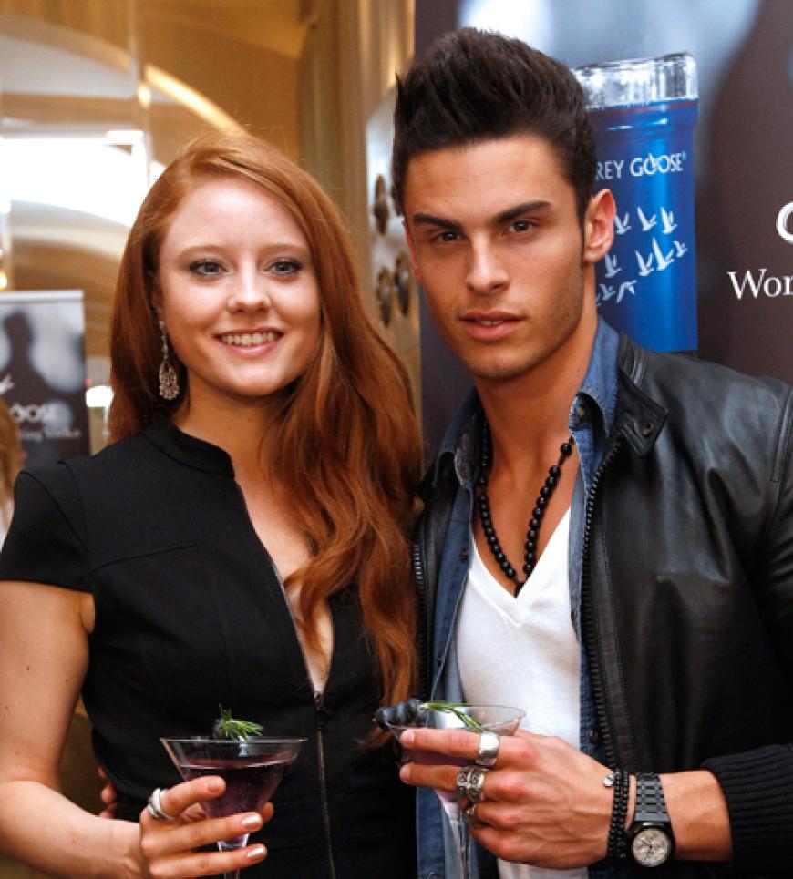 Barbara Meier feierte mit Baptiste Giabiconi