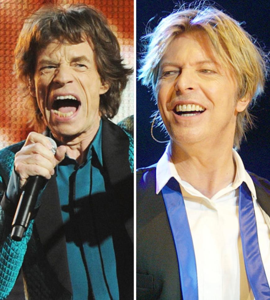Mick Jagger und David Bowie sollen eine schwule Affäre gehabt haben Mick Jagger und David Bowie sollen eine schwule Affäre gehabt haben