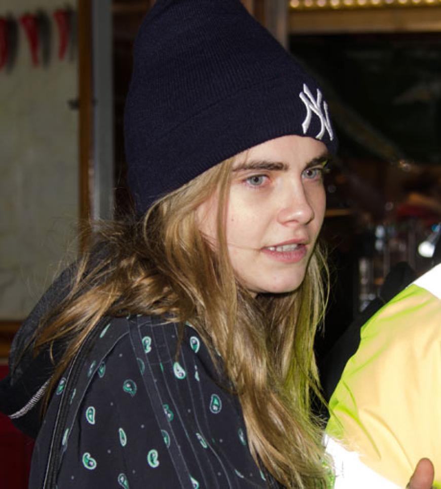 Sie ist ein Topmodel - doch das sieht man Cara Delevingne ohne perfektes Make-Up überhaupt nicht an