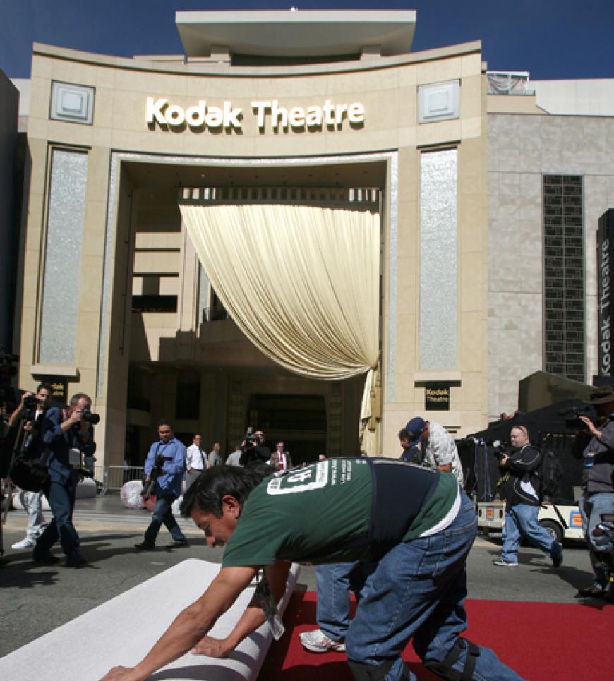 In der Nacht von Sonntag auf Montag werden hier Hollywoods größte Stars erwartet