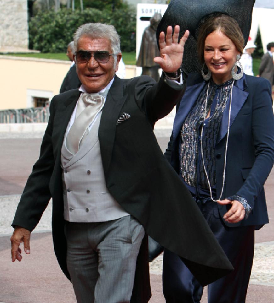 Roberto Cavalli und seine Frau Eva