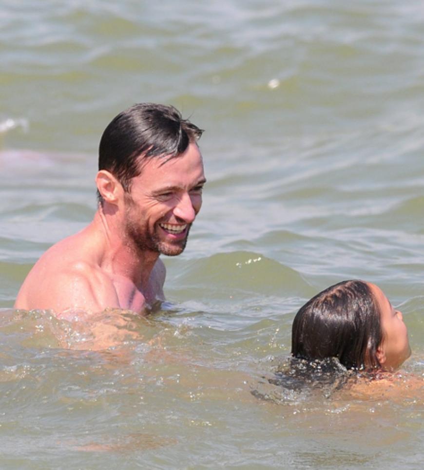 Hugh Jackman und Familie in St. Tropez
