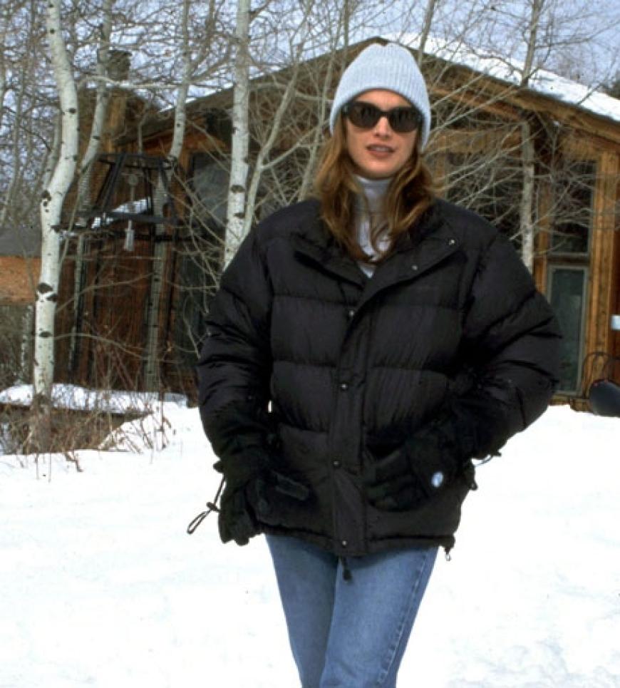Supermodel Cindy Crawford ist öfters im amerikanischen Nobel-Skiort Aspen unterwegs