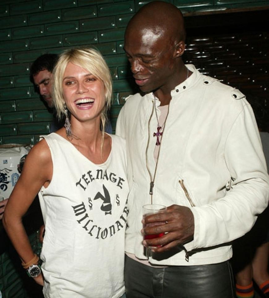 Verliebten Blicke, doch damals war Heidi Klum noch mit einem anderen Mann liiert...