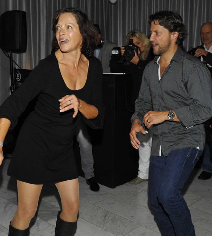 Angela Roy und Patrick Bach zeigten sich ebenfalls in Tanzlaune
