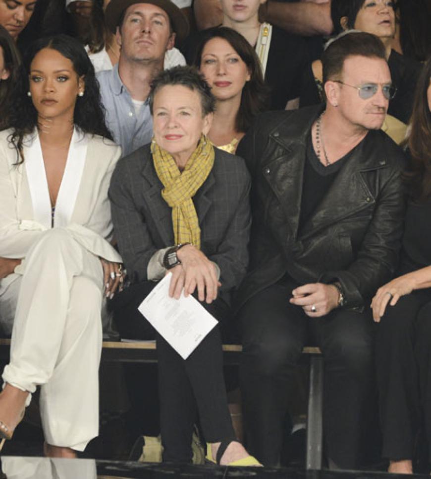Bei Edun gaben sich die Superstars die Klinke in die Hand: Rihanna, Eve Hewson und Bono