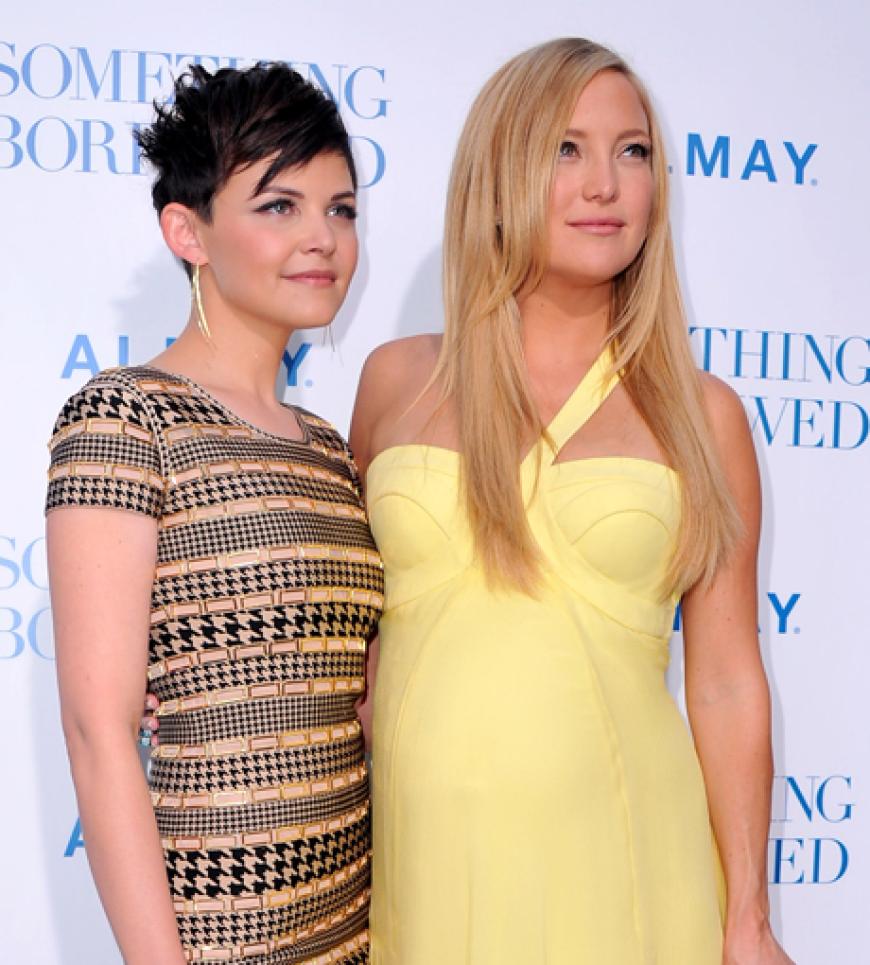 Show Stopper: Kate Hudson stahl nicht nur mit ihrem Baby-Bauch allen die Show. Auch ihr zitronengelbes Versace-Kleid ließ Stars wie Ginnifer Goodwin neben ihr verblassen. Bravo!