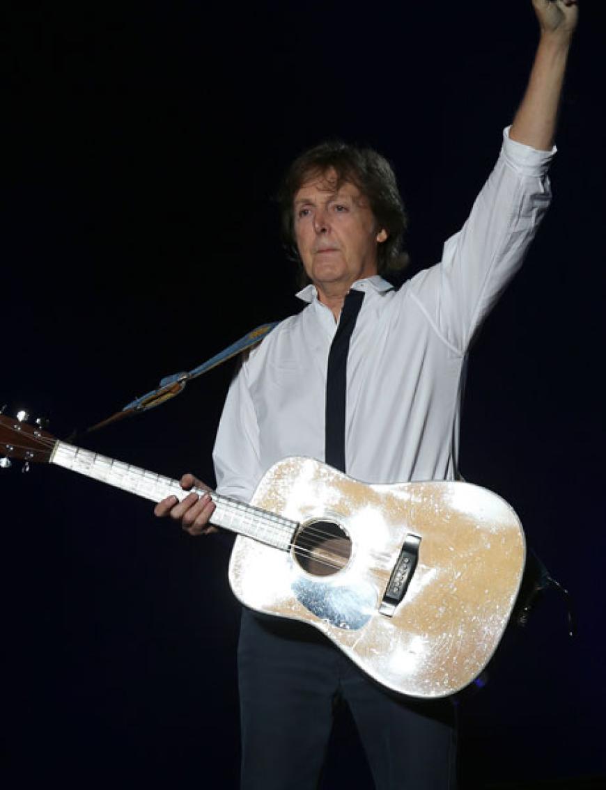 ... sowie Paul McCartney