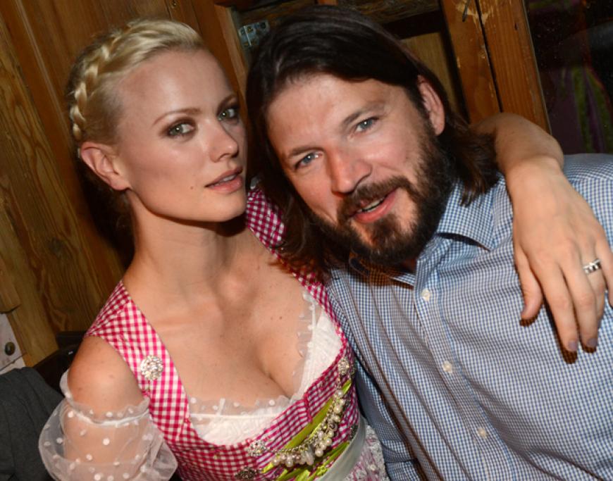 Model Franziska Knuppe und ihr Mann Christian Moestl