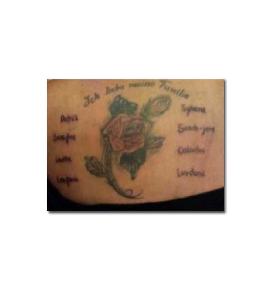 Und um dieses Tattoo geht es: das Familien-Andenken ließ sich Silvia Wollny in der Türkei stechen