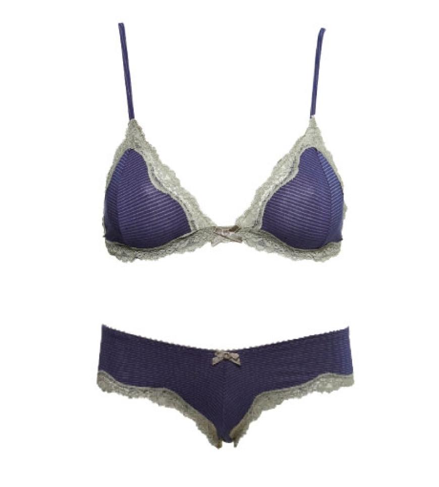 Streifenmuster von Topshop,
BH ca. 15 Euro, Slip ca. 10 Euro