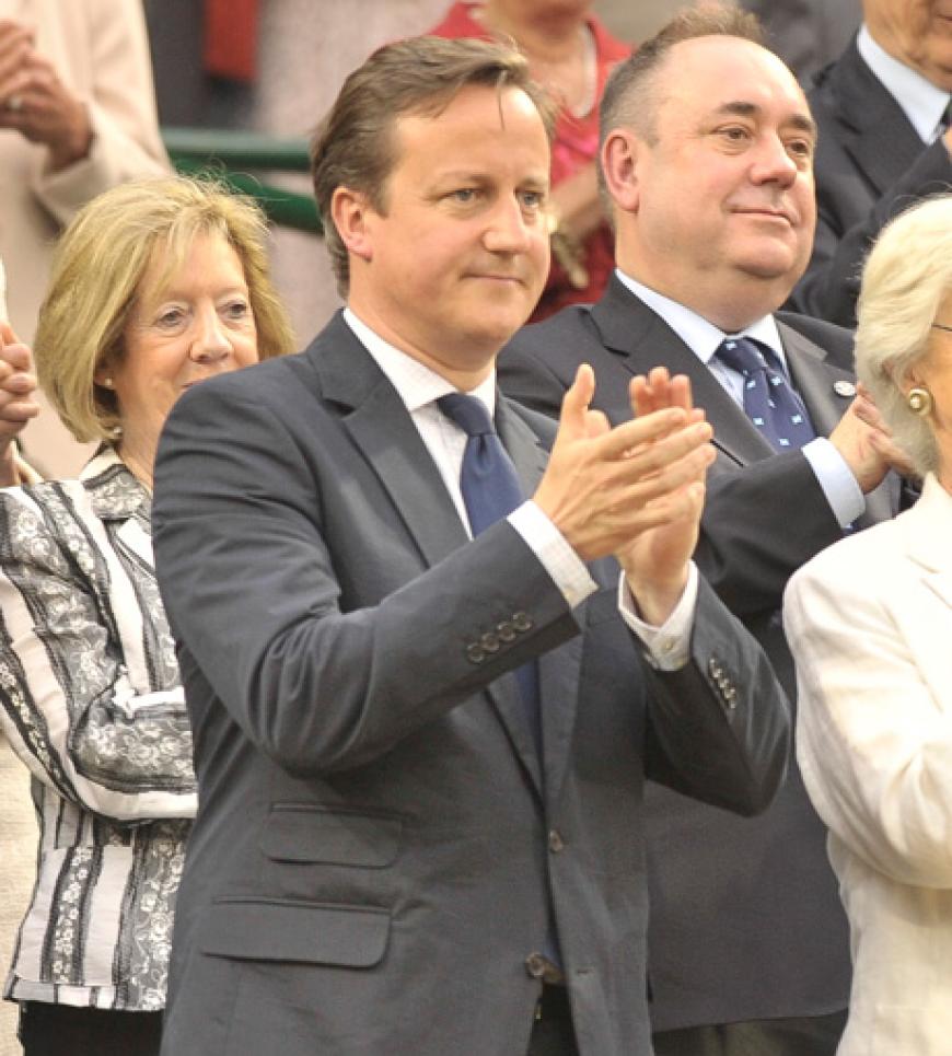 Auch der britische Premier-Minister David Cameron gratulierte Federer zum Sieg