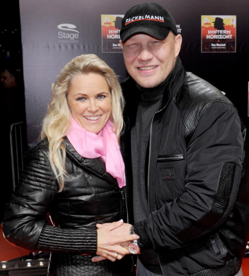 Promiauflauf am Potsdamer Platz: Boxer Axel Schulz kam gemeinsam mit Ehefrau Patricia
