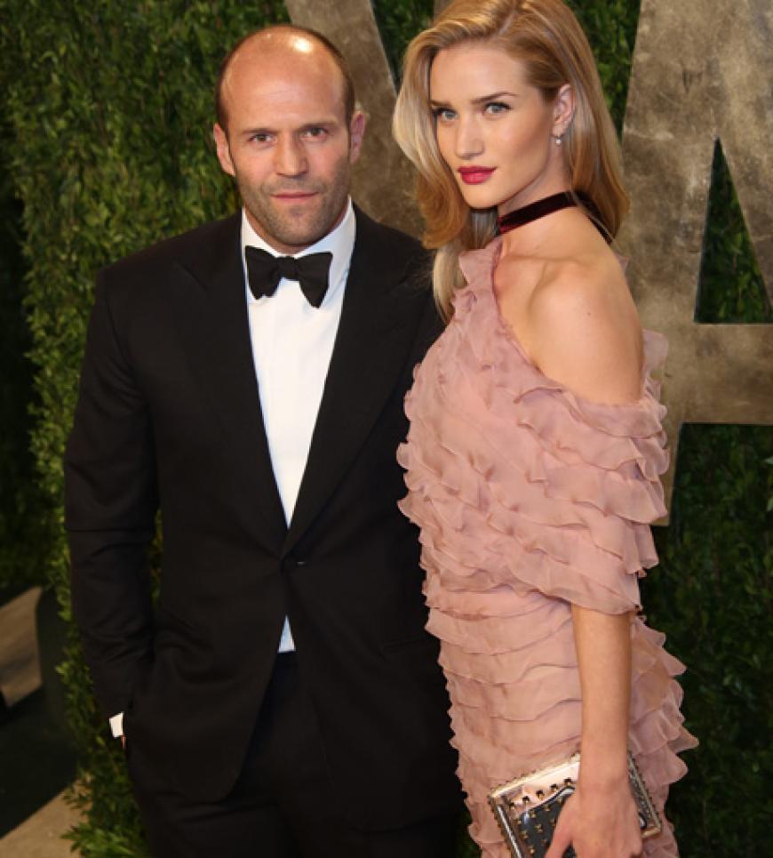 Frauenschwarm Jason Statham mit seiner Freundin und Model Rosie Huntington-Whiteley