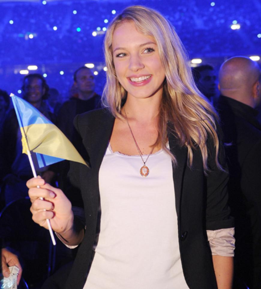 Auch Svenja Holtmann zeigte sich ganz eindeutig auf der Seite von Klitschko