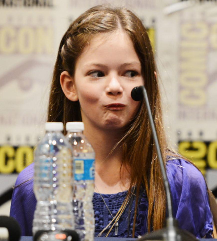 Die elfjährige Mackenzie Foy im Rampenlicht: Sie spielt im neuen Twilight-Film die Tochter
