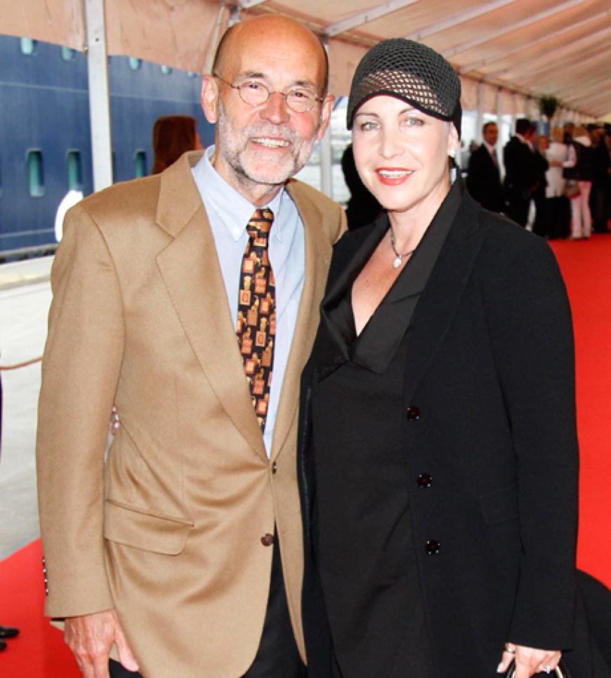 Schauspielerin Katerina Jacob mit Begleitung
