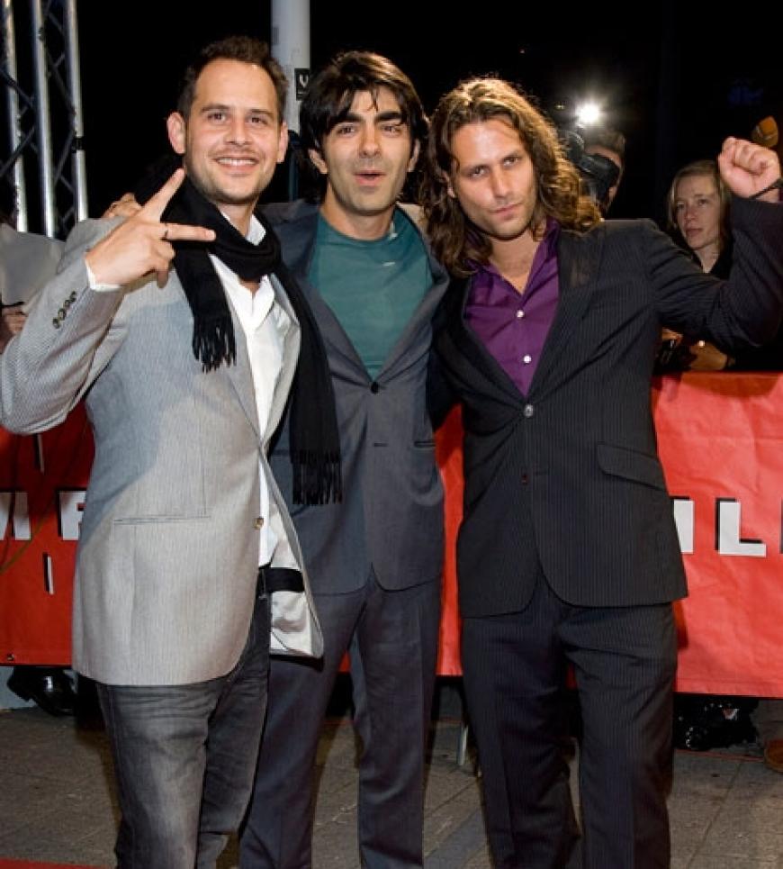 Regisseur Fatih Akin und seine beiden Hauptdarsteller Moritz Bleibtreu und Adam Bousdoukos präsentierten ihren neuen Film